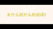 长什么短什么的成语