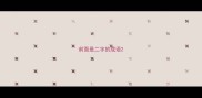 前面是二字的成语