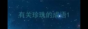 有关珍珠的成语
