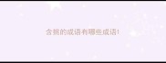 含挑的成语有哪些成语
