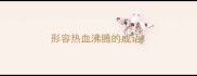 形容热血沸腾的成语