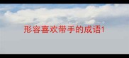 形容喜欢带手的成语