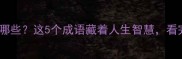 火中取栗的成语有哪些这5个成语藏着人生智慧看完秒变沟通高手