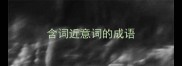 含词近意词的成语