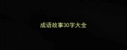 成语故事30字大全