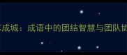 成语众志成城成语中的团结智慧与团队协作启示