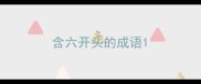 含六开头的成语