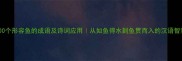 100个形容鱼的成语及诗词应用从如鱼得水到鱼贯而入的汉语智慧