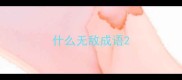 什么无敌成语