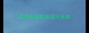 成语有哪些成语大全擒