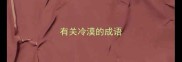 有关冷漠的成语