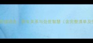 50个含男女的成语全男女关系与处世智慧含完整清单及使用场景