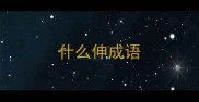 什么伸成语