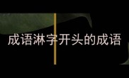 成语淋字开头的成语