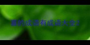 喜的成语有成语大全