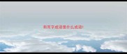 有而字成语是什么成语