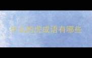 什么的虎成语有哪些