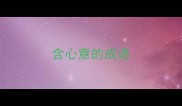 含心意的成语