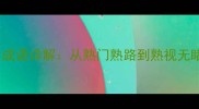 熟字开头的10个经典成语详解从熟门熟路到熟视无睹的深度与运用指南