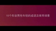 10个形容男性年轻的成语及使用场景