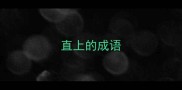 直上的成语