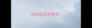 丽的成语有哪些