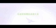 壮成语有哪些成语大全