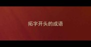 拓字开头的成语