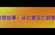 成语接龙仁见智的智慧故事从仁者见仁到智者见智的千年传承