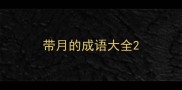 带月的成语大全
