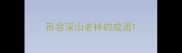形容深山老林的成语
