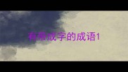 有带成字的成语