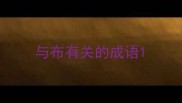 与布有关的成语