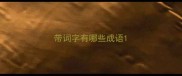 带词字有哪些成语