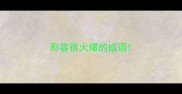 形容很火爆的成语
