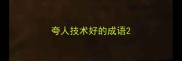 夸人技术好的成语