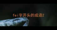 fei字开头的成语