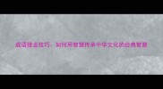 成语接龙技巧如何用智慧传承中华文化的经典智慧