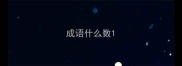 成语什么数