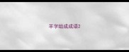 羊字组成成语