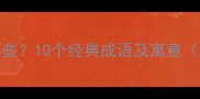狼的成语有哪些10个经典成语及寓意附使用场景