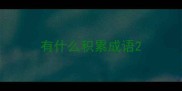 有什么积累成语