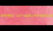最后是球的成语有哪些这8个成语让你秒变语文高手附详细