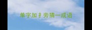 单字加扌旁猜一成语