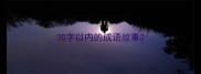 30字以内的成语故事