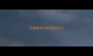 与成语有关的成语作文