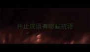 开止成语有哪些成语