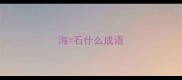 海石什么成语