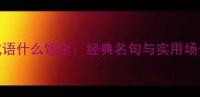 四字成语什么饭全经典名句与实用场景指南