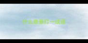 什么意意打一成语